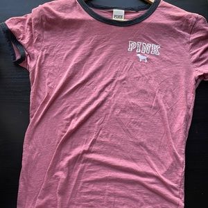 PINK ringer tee